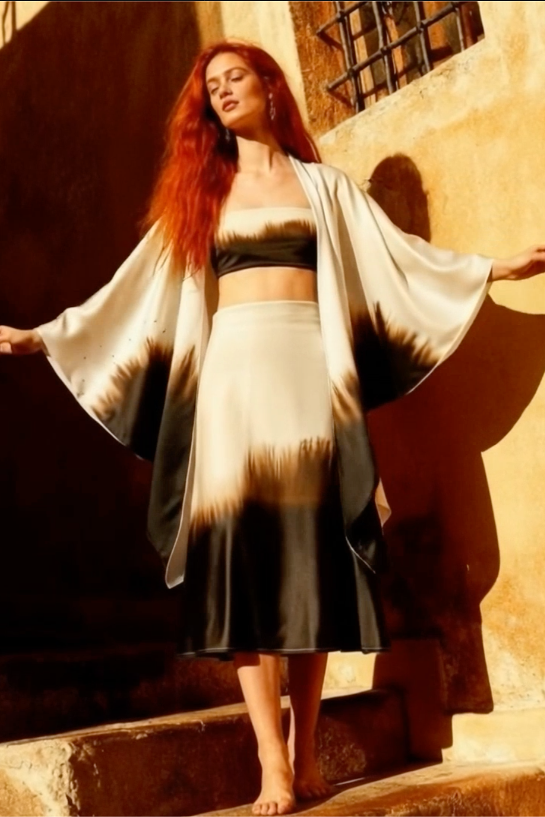 Electra Kimono in Dark Matter
