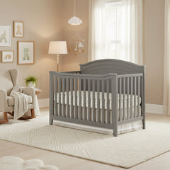 SF Home Solid Wood Convertible Crib Grey Signature