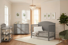SF Home Solid Wood Convertible Crib Grey Signature