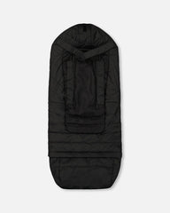 Evolutive Baby Footmuff Designed For Car Seat And Stroller Black