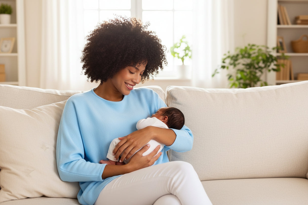 Let Loose Crossover Long Sleeve Maternity/Nursing Knit Top