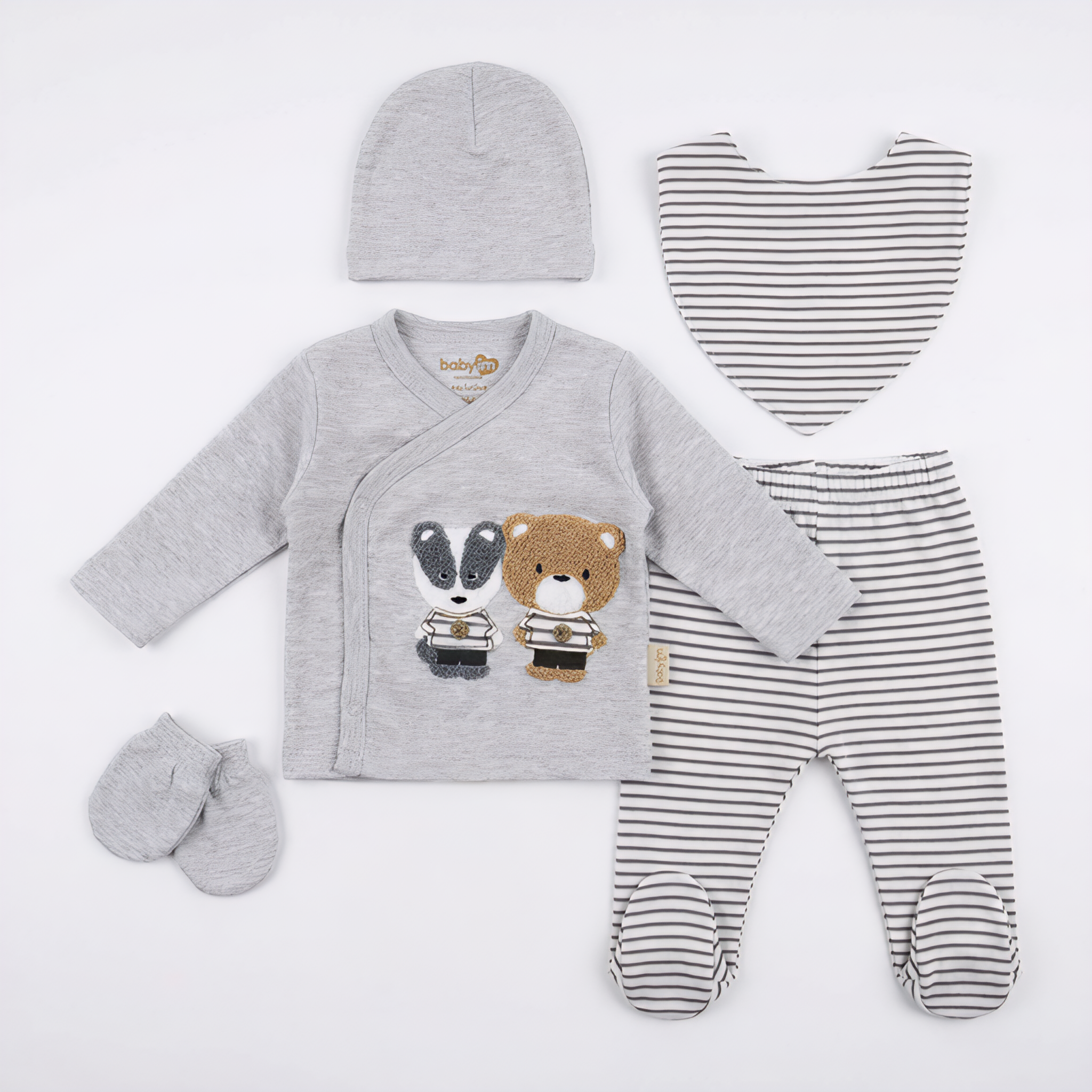 Wild Friends Newborn 5PC Set