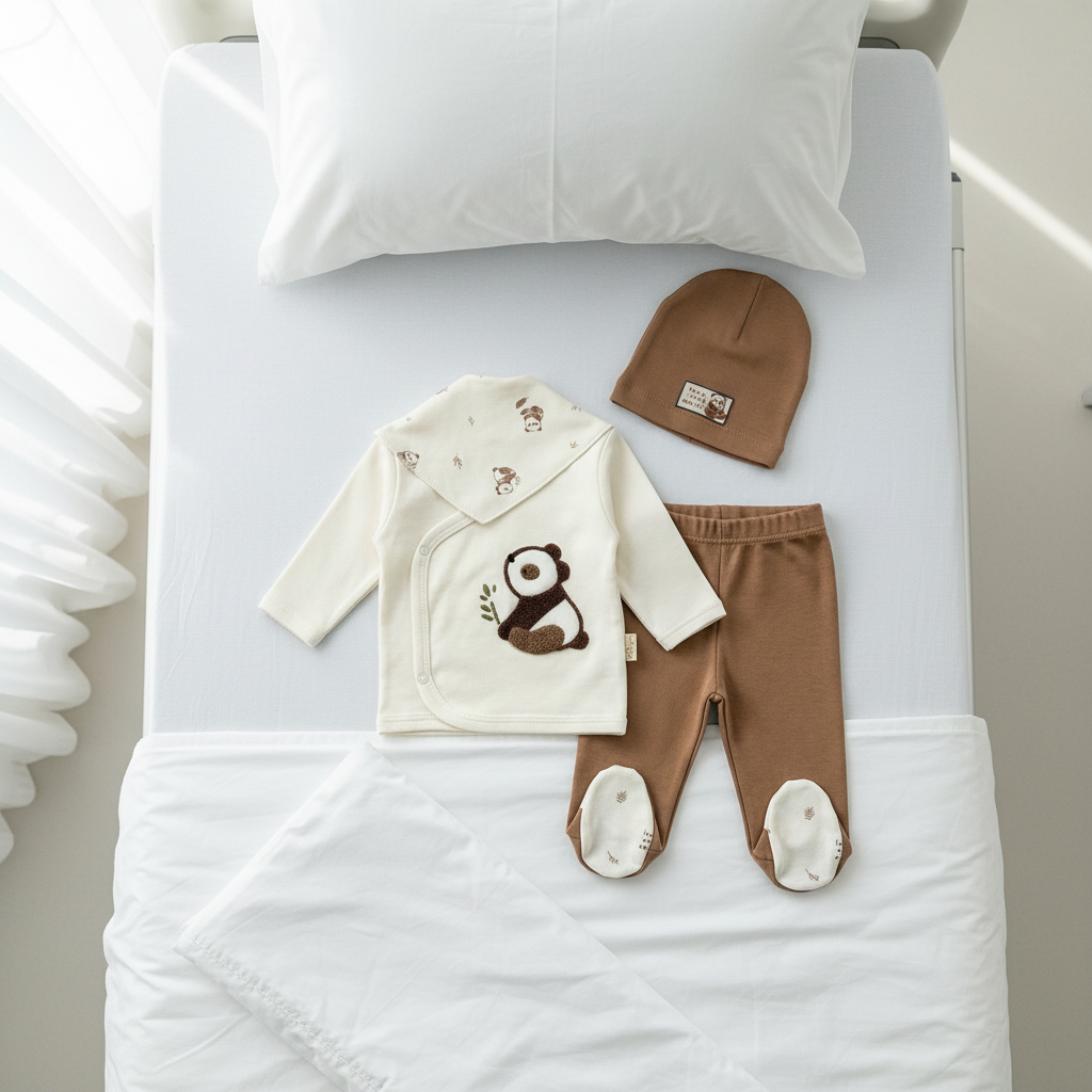 Cute Panda Newborn 5PC Set