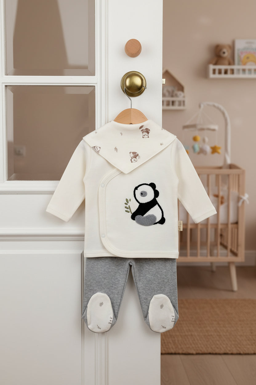 Cute Panda Newborn 5PC Set