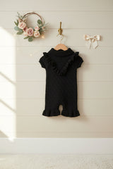 Black Baby Knitted Onesie