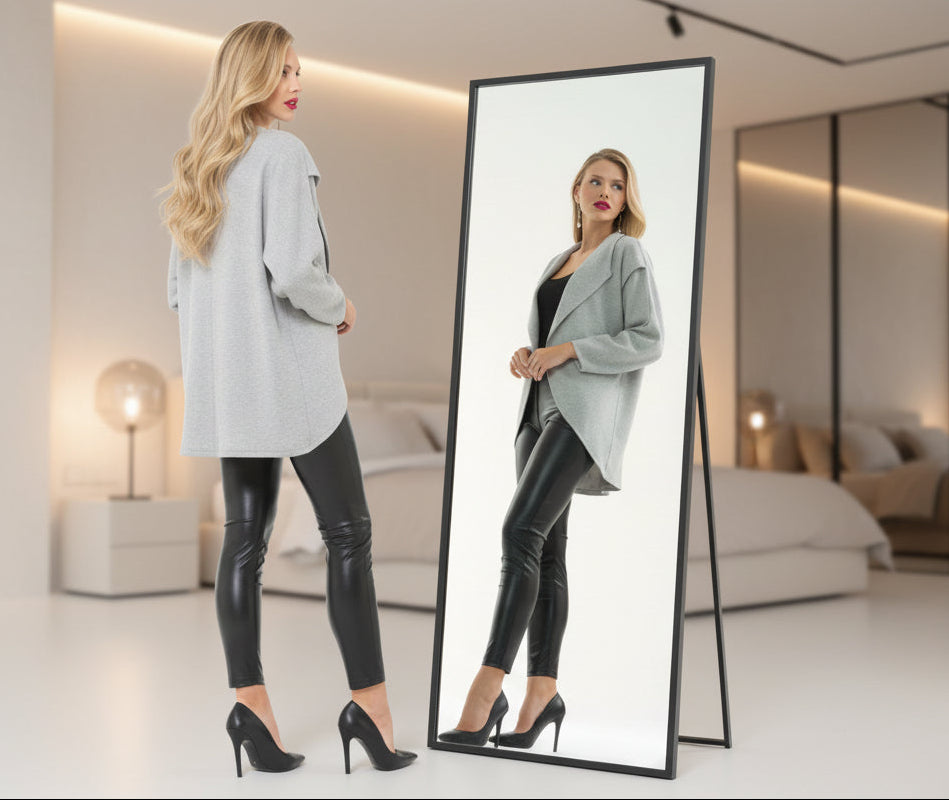 Let Loose Crossover Long Sleeve Maternity/Nursing Knit Top