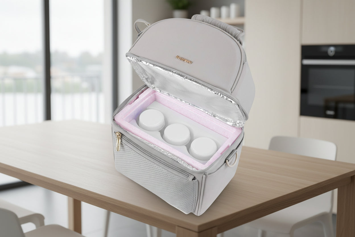 Breastmilk Cooler Bag with Detachable Insulation Box Set