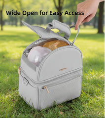 Breastmilk Cooler Bag with Detachable Insulation Box Set