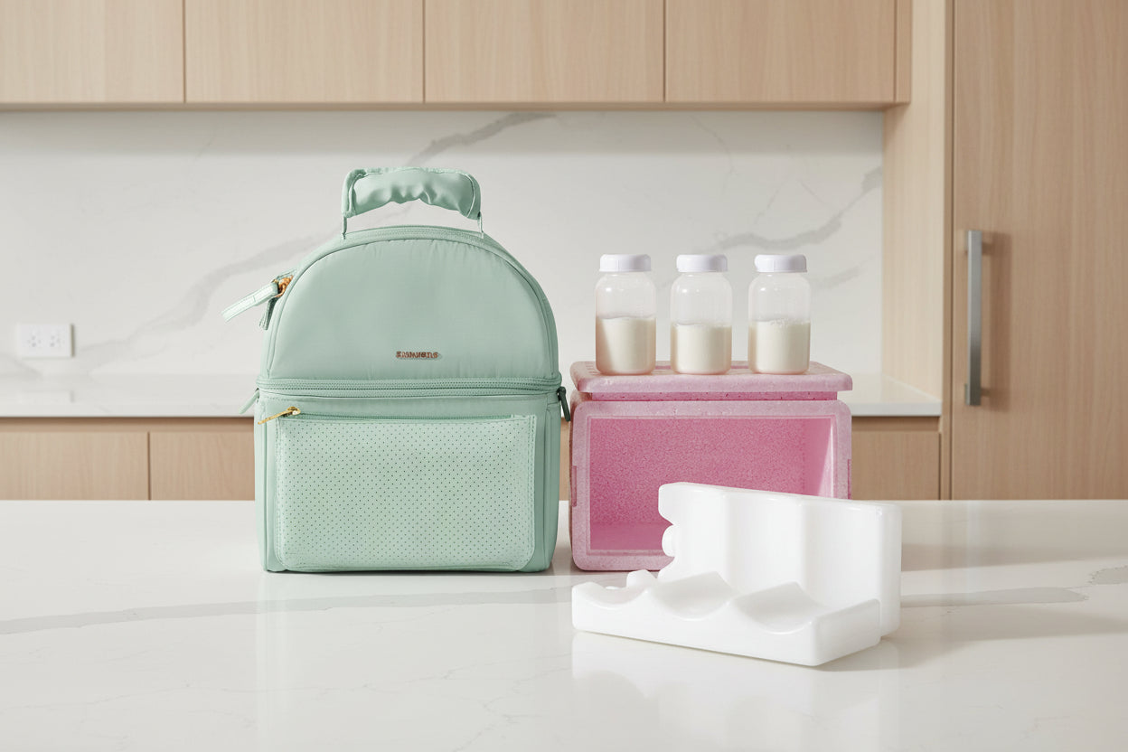 Breastmilk Cooler Bag with Detachable Insulation Box Set