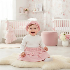 Lavender Cotton Polyester Jersey Baby Three Piece Set Exclusive