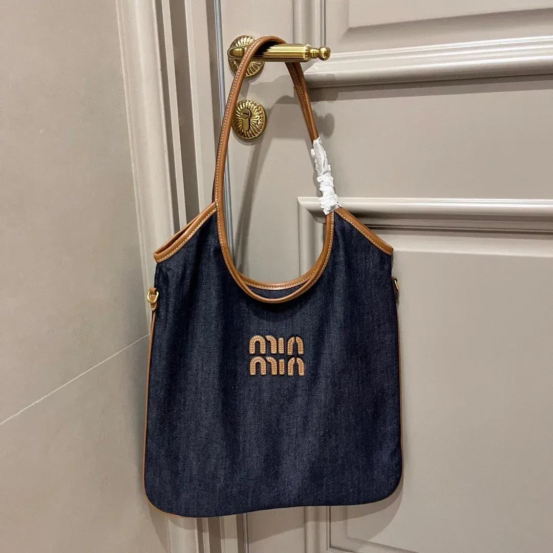 Color: green - Retro Hobo Thousand Bird Grid Mini Underarm Bag, Mao Ni Large Capacity Shoulder Cross Carrying Tote Bag