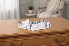 Boho Flower Heart Cotton Bibs 2PK