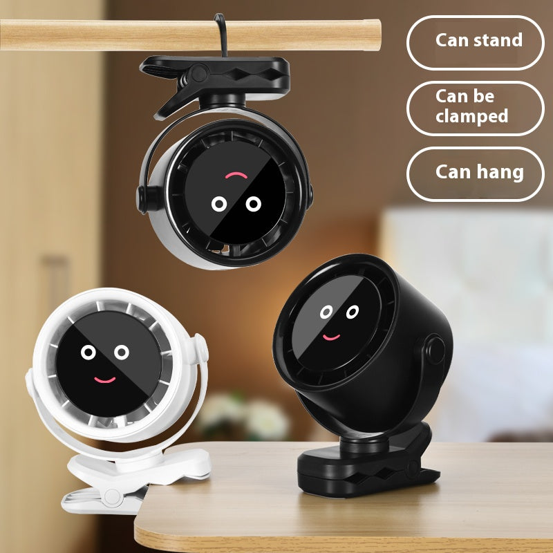 Bladeless Clip-On Fan, 4000mAh, 360 Rotation