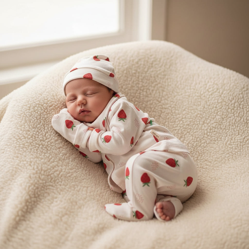 Strawberry Charm Newborn 5PC Set