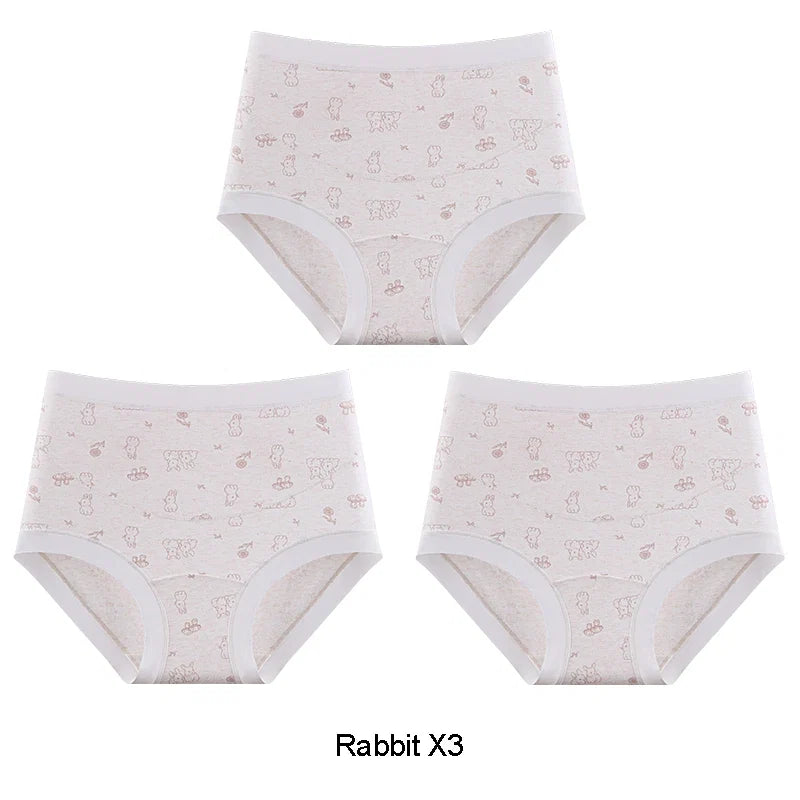 Postpartum Panties Breathable Women's Cotton Briefs Cartoon Intimate Clothes for Women Maternity Underwear Pregnant Panty Gifts