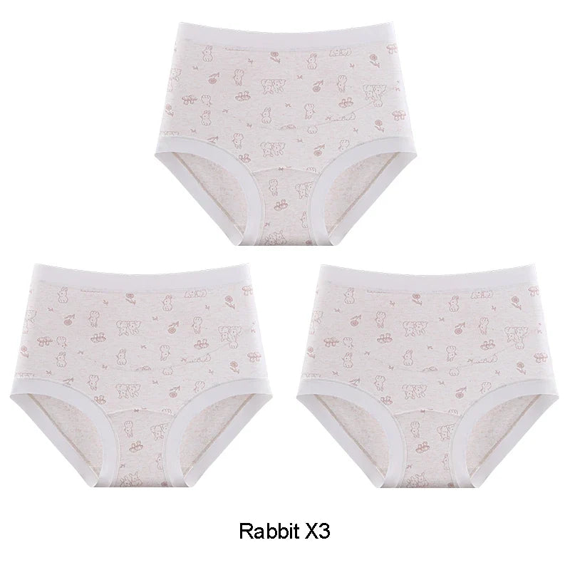 Postpartum Panties Breathable Women's Cotton Briefs Cartoon Intimate Clothes for Women Maternity Underwear Pregnant Panty Gifts