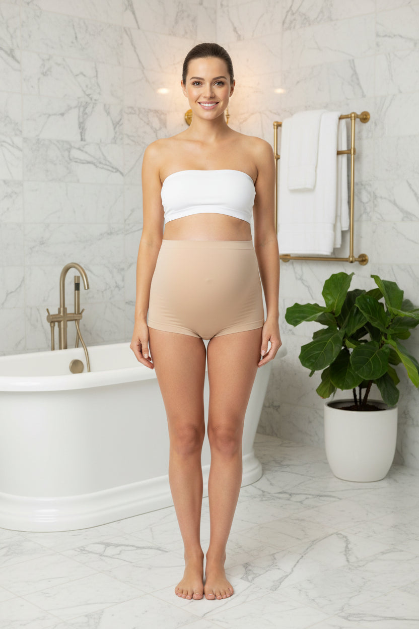 Thin Breathable Cotton Crotch Belly Support Postpartum Pregnant Women Seamless Underwear