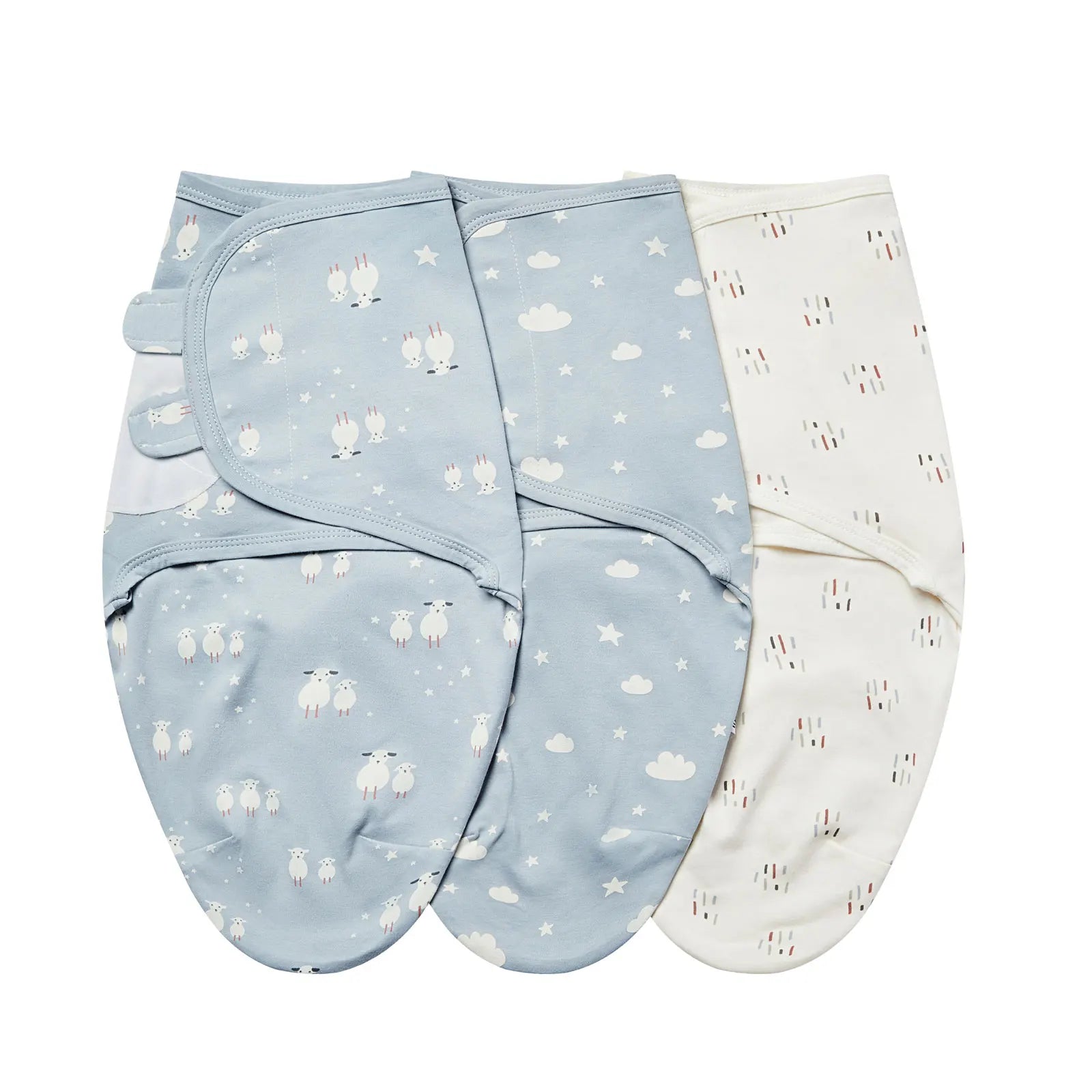 Baby Sleeping Bag Newborn Swaddle Envelope Cocoon Wrap Swaddle Soft 100% Cotton Sleep Blanket Baby Blankets Autumn Three-piece