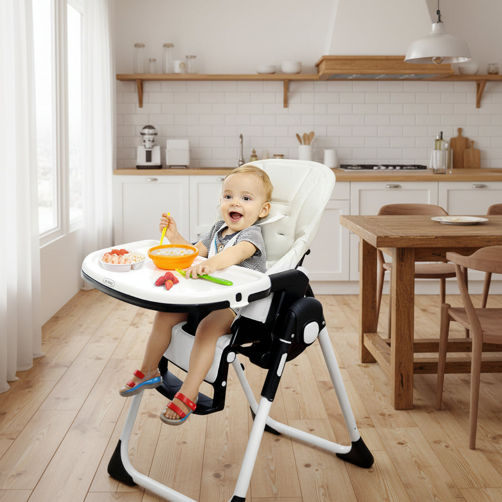 Foldable Baby Dining Chair With Metal Frame Limited Edition