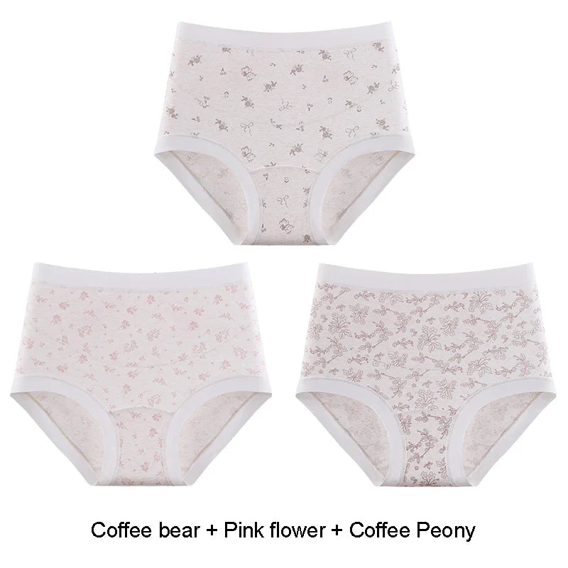 Postpartum Panties Breathable Women's Cotton Briefs Cartoon Intimate Clothes for Women Maternity Underwear Pregnant Panty Gifts