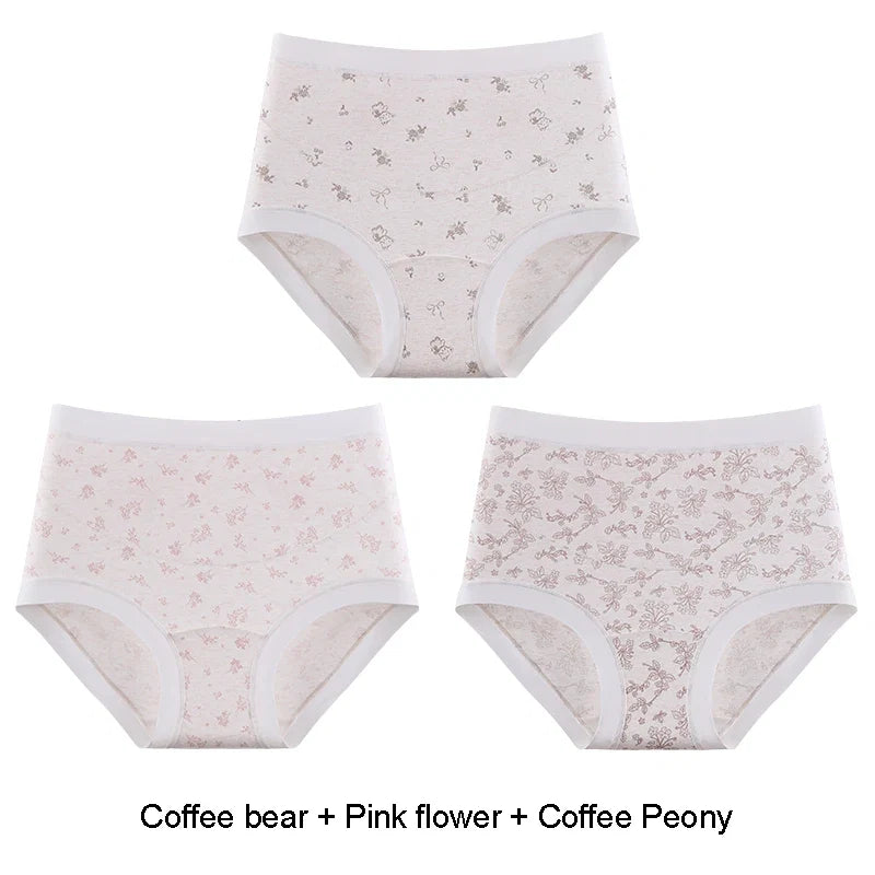 Postpartum Panties Breathable Women's Cotton Briefs Cartoon Intimate Clothes for Women Maternity Underwear Pregnant Panty Gifts