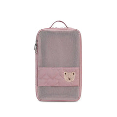 Cute Diaper Bag for Stroller Hanging Bag Separate Storage for Baby Clothes and Diapers Travel Change and Washing Storage Bag