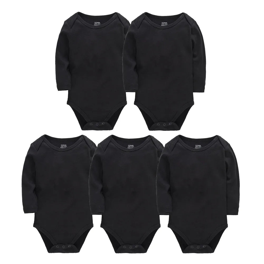 Kavkas 3 Pcs 5 Pcs 7 Pcs Baby Boy Bodysuit 0-24 Months 100% Cotton Full Sleeve Autumn Newborn Girls Clothes