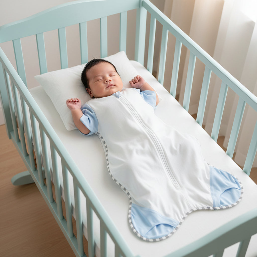Newborn Baby Swaddle Sleeping Bag Cotton Plus Version Anti-kick