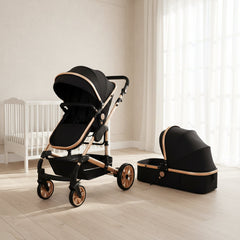 Portable Folding Stroller Lie Flat For Newborn Babies Aluminum Frame Baby Cart