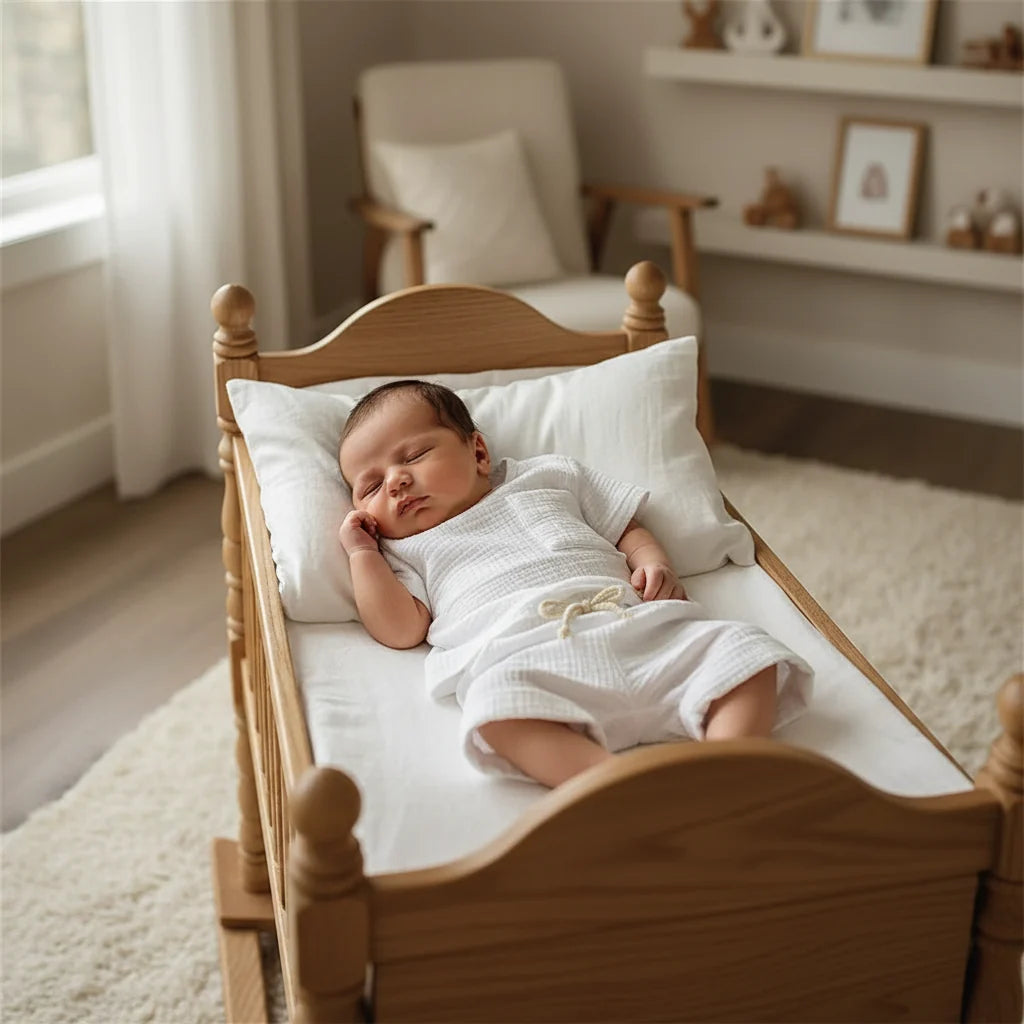 Soft Cotton Baby Collection Two Piece Outfit Set Premium Quiet Luxury