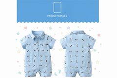 Zoetopkid Soft Cotton Romper Limited Edition Button Details