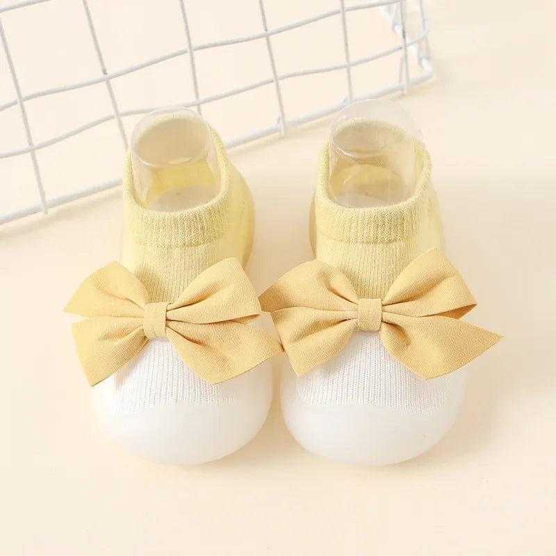 Newborn Baby Boy Shoes Embroidery Pattern Nonslip Floor Socks Kids Girls Soft Rubber Sole Crib Toddler Booties Child Sneakers