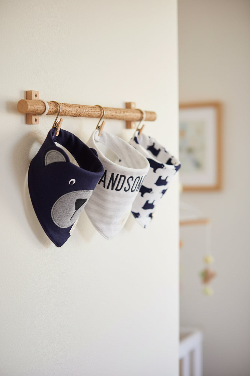 Cotton Baby Double Triangle Bibs 3 Pack Exclusive Edition