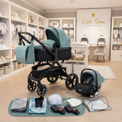Landscape Stroller With Reclining Seat And Foldable Design For Easy Outings