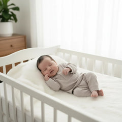 Spring 0-3Y Baby Girls Boys Cotton Pajamas Sets Ribbed Long Sleeve Sleepwear 2pcs Outfits Newborn Nightwear Soft Loungewear