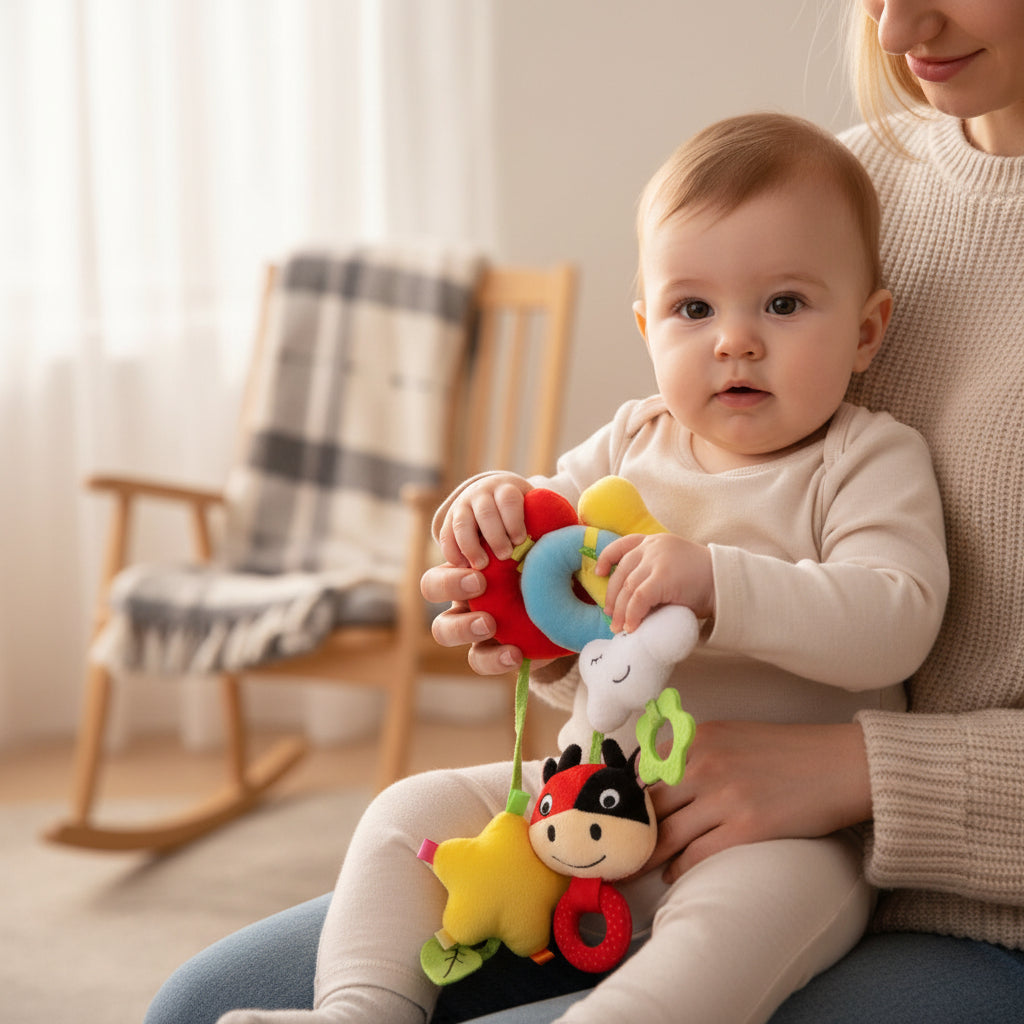 Plush Toy Newborn Baby Hanging Toy
