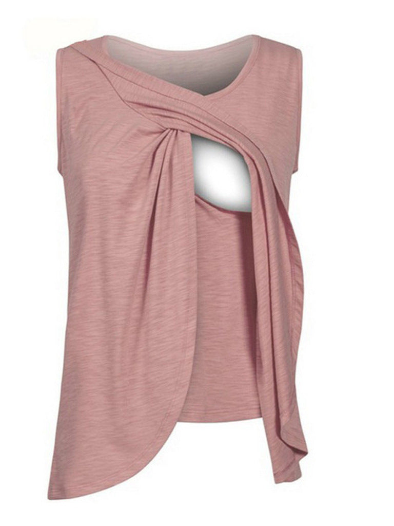 Plus Size Maternity Clothes Summer Confinement Clothing Nursing Wear