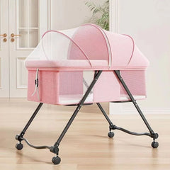 Portable Bassinet Cover with Mosquito Net Bassinet Bedside Sleeper Crib Tent for Toddler for Baby Crib to Keep Cats/Bugs Out