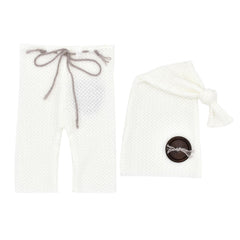 Newborn Photography Pants And Long-Tail Hat Two-Piece Set