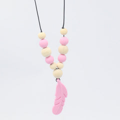 Baby Soothing Teether Protects Safety Baby Teether Necklace