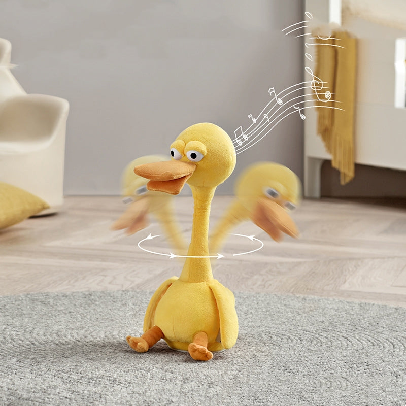 Babycare Repeat Reading Duck Plush Baby Talking Toy Baby Doll Doll Talking Duck Doll