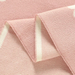 Cotton Baby Blanket Knit Newborn Boy Girl Bed Quilt 100*80CM Infant Stroller Swaddle Wrap Cute Loving Wrap Plaid Soft Sleepsack