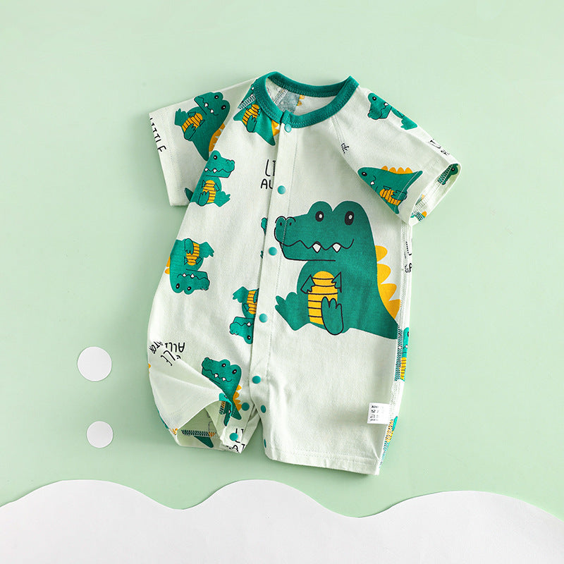 Thin Short Sleeve Newborn Breathable Clothes