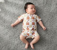 TinyTide Cute Crab Printed Baby Boys Protective Shorts - Stretch Lycra
