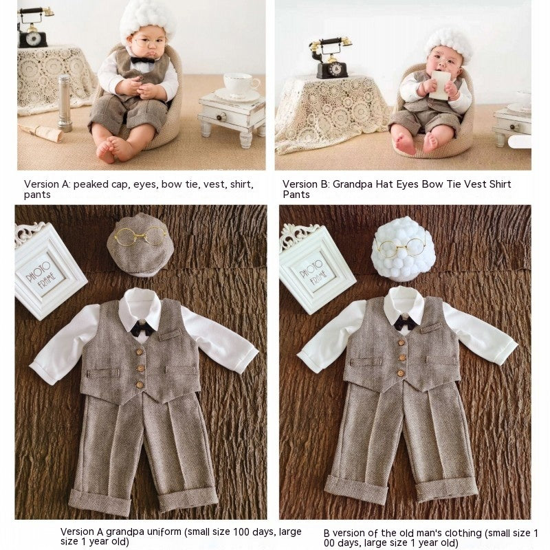 Photographic Studio New Grandma Clothes Baby Clothes For100Days