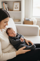Lapel Baby Knit Jumpsuit - Soft Cotton, Lapel Style For Versatile Layering