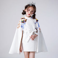 Children's Dress Princess Fashion White