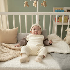 TinyBeam Newborn Comfortable Casual Jumpsuit - Soft Cotton Pullover