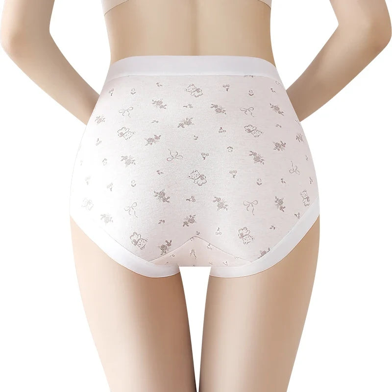Postpartum Panties Breathable Women's Cotton Briefs Cartoon Intimate Clothes for Women Maternity Underwear Pregnant Panty Gifts