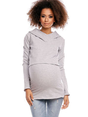 Maternity sweatshirt model 84459 PeeKaBoo
